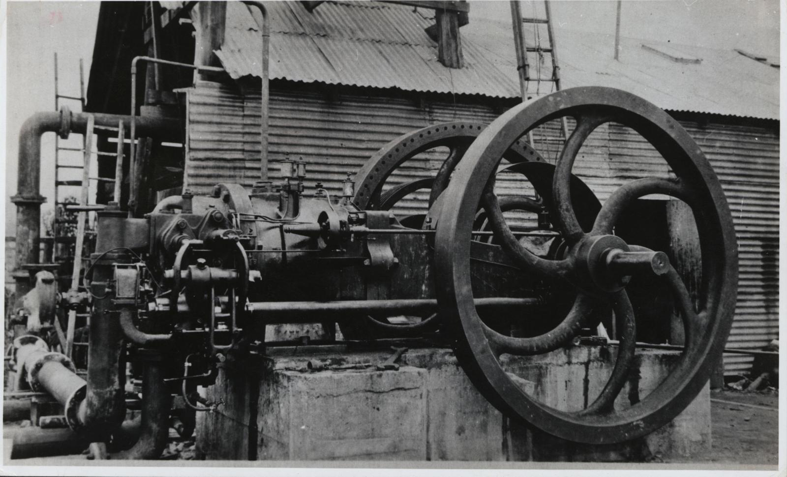 Believed to be a Ruston-Hornsby gas engine