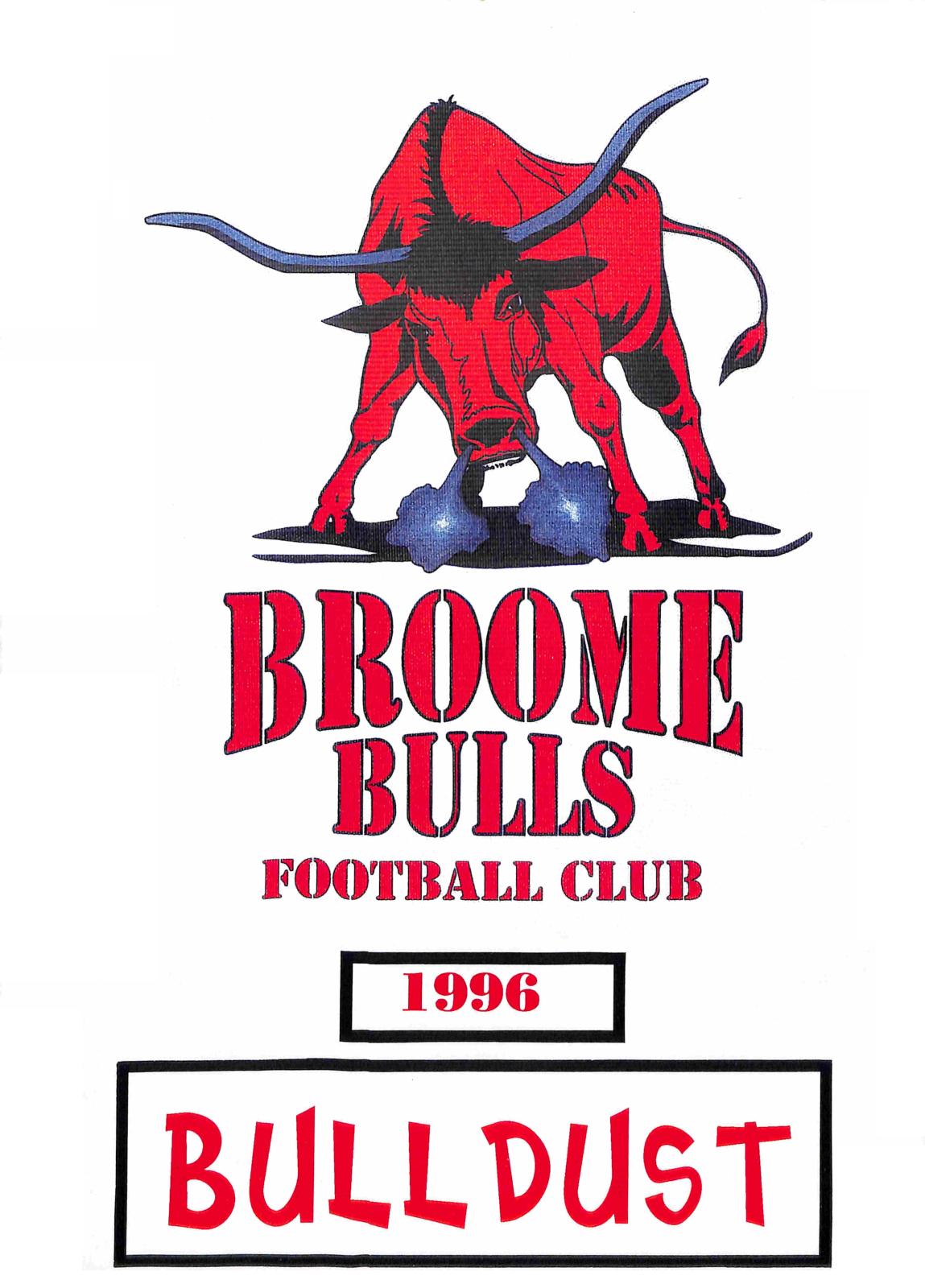 Broome Bulls Bull Dust magazine 1996