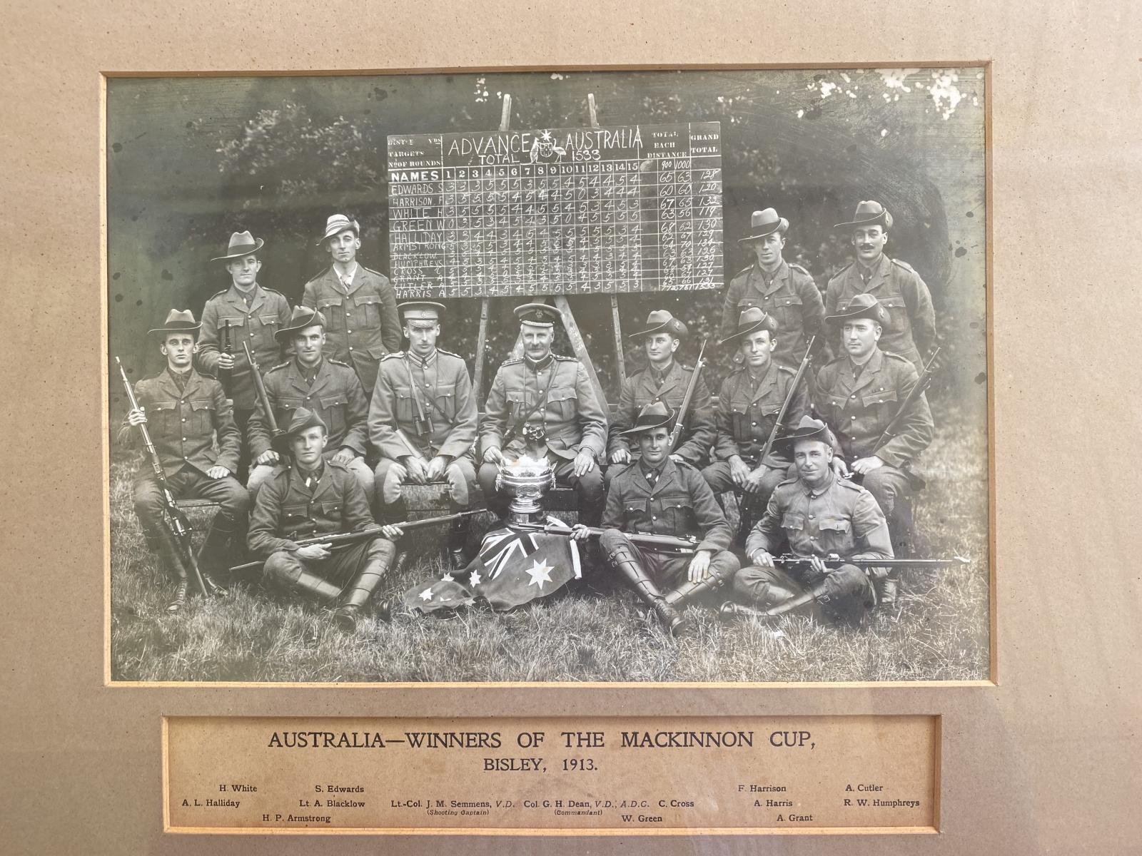Australian Team at Bisley England 1913