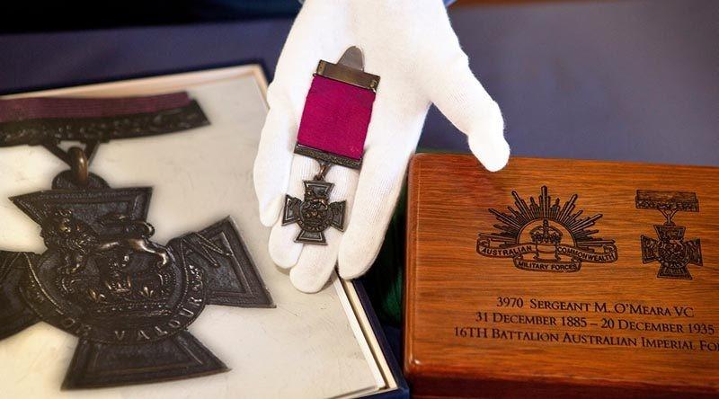 Presentation Case for O'Meara's Victoria Cross