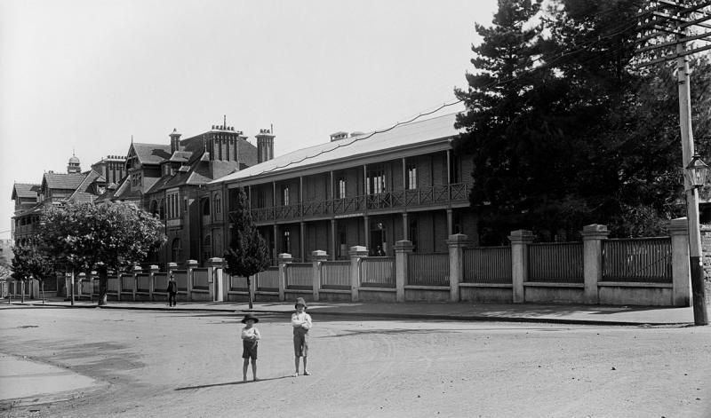 The Colonial Hospital, WA's longest serving hospital, opened in 1855. Photo c1900.