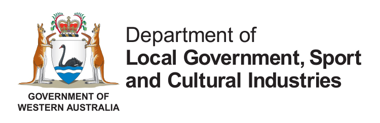 Department of Local Government, Sport and Cultural Industries logo