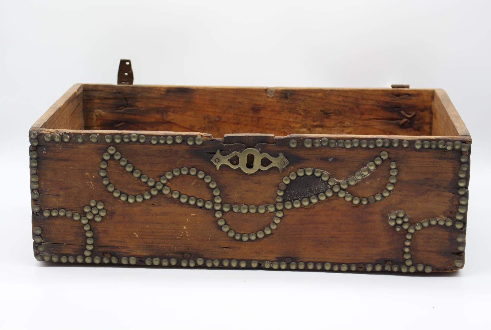 Decorated wooden box