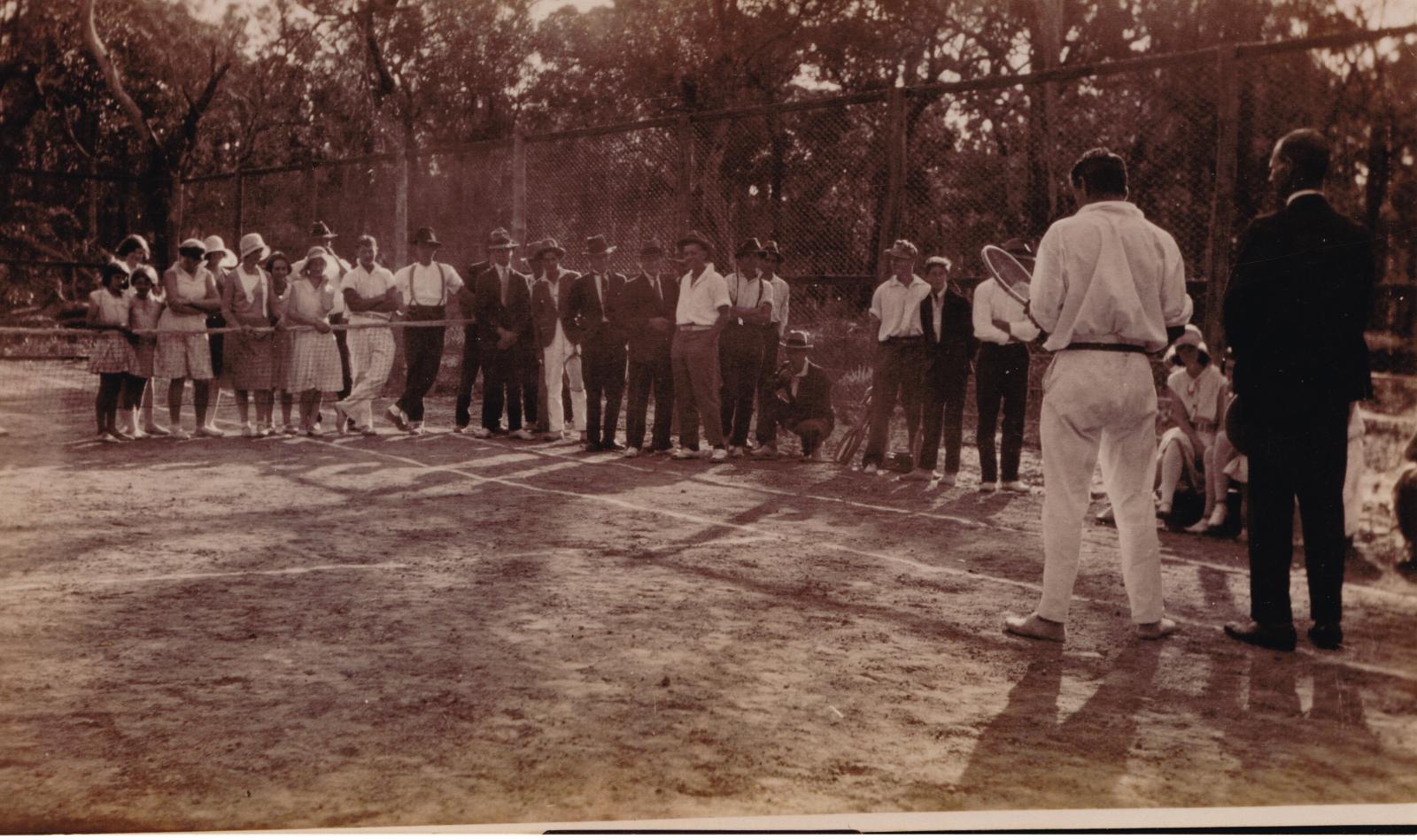 Capel River Tennis Club Opening 1930s