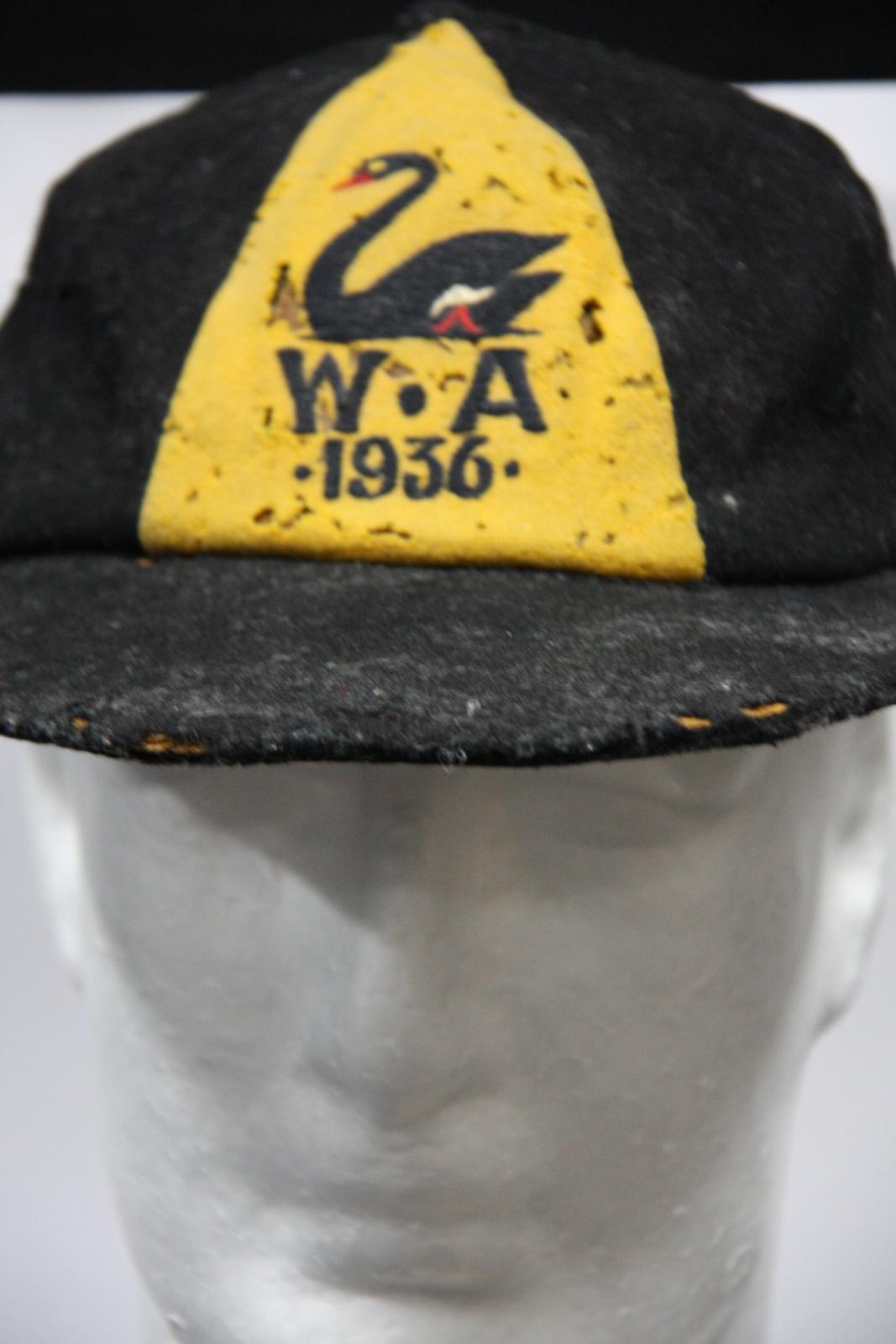 Frank Oliver's 1936 Western Australian State Baseball Cap