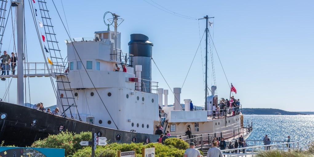 Cheynes IV whalechaser - this vessel is on display at Albany's Historic Whaling Station and is accessible to visitors