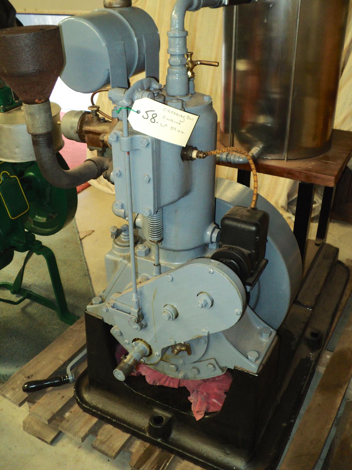 1909 Crossley BL1 Generator Engine No 5944