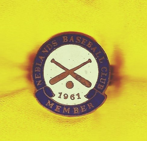 Nedlands Baseball Club Member Badge 1961