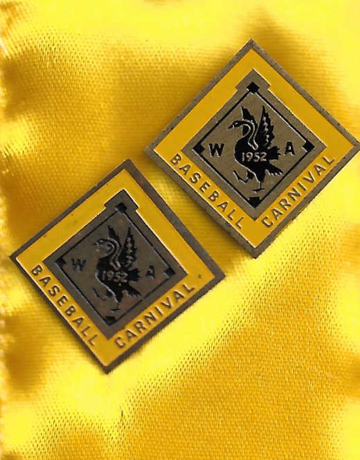 1952 West Australian Claxton Shield Lapel Pins