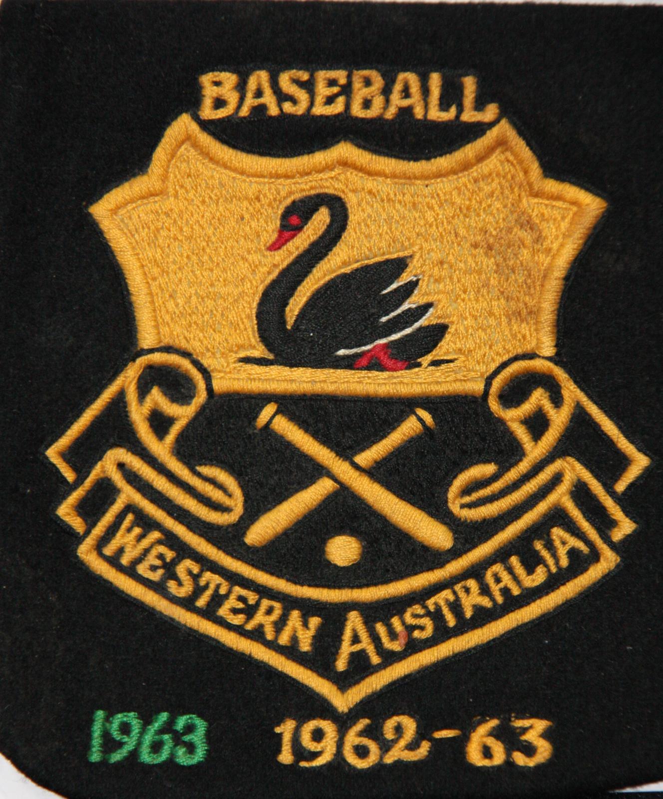 1962-63 and 1963 Western Australian State baseball team blazer pocket