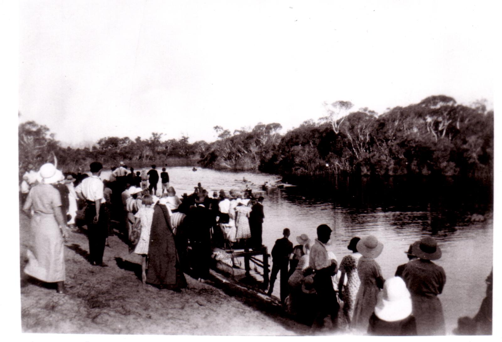 Boat Race - Gordon River Picnic  Day, circa 1930