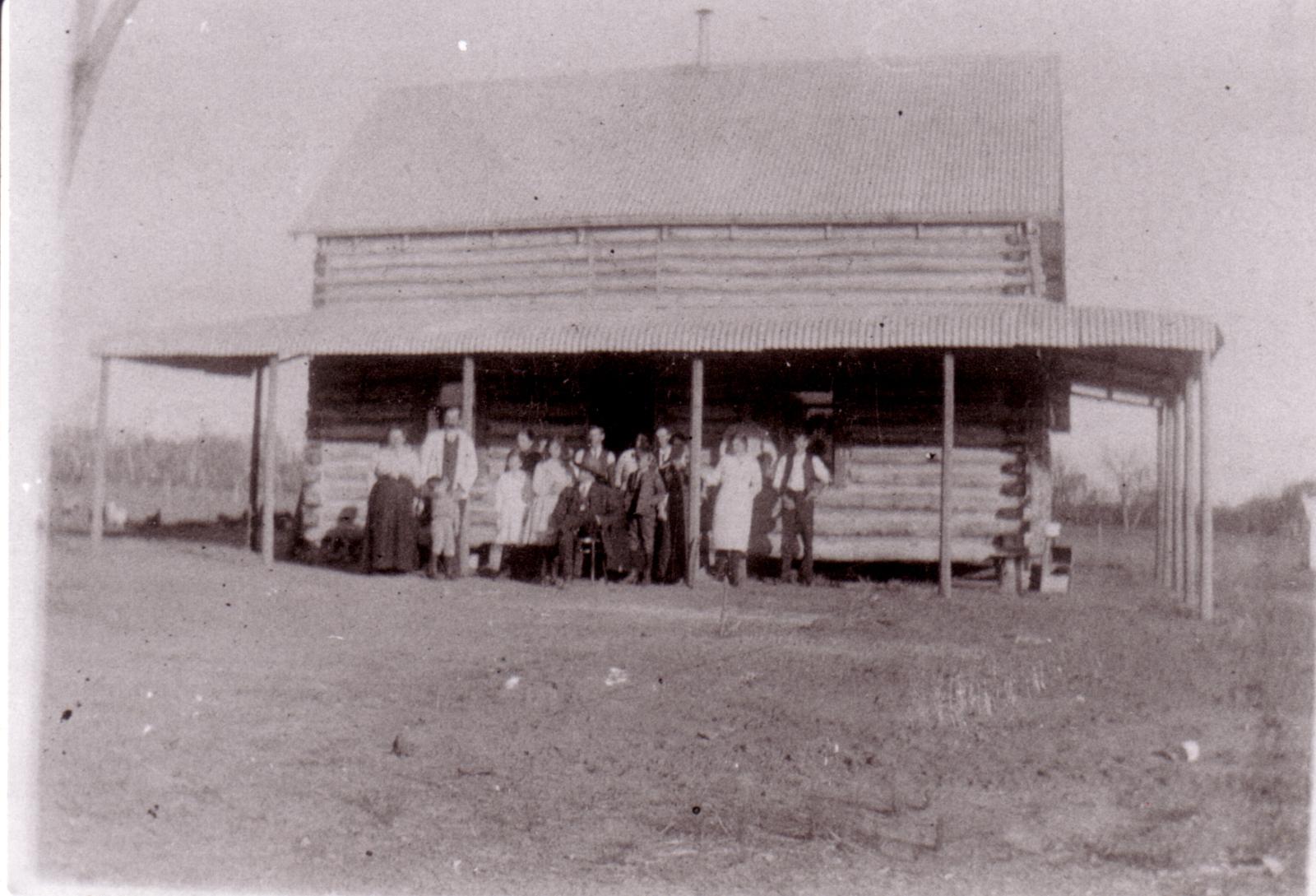 Ben Hyde, carting fruit.  Frankland 