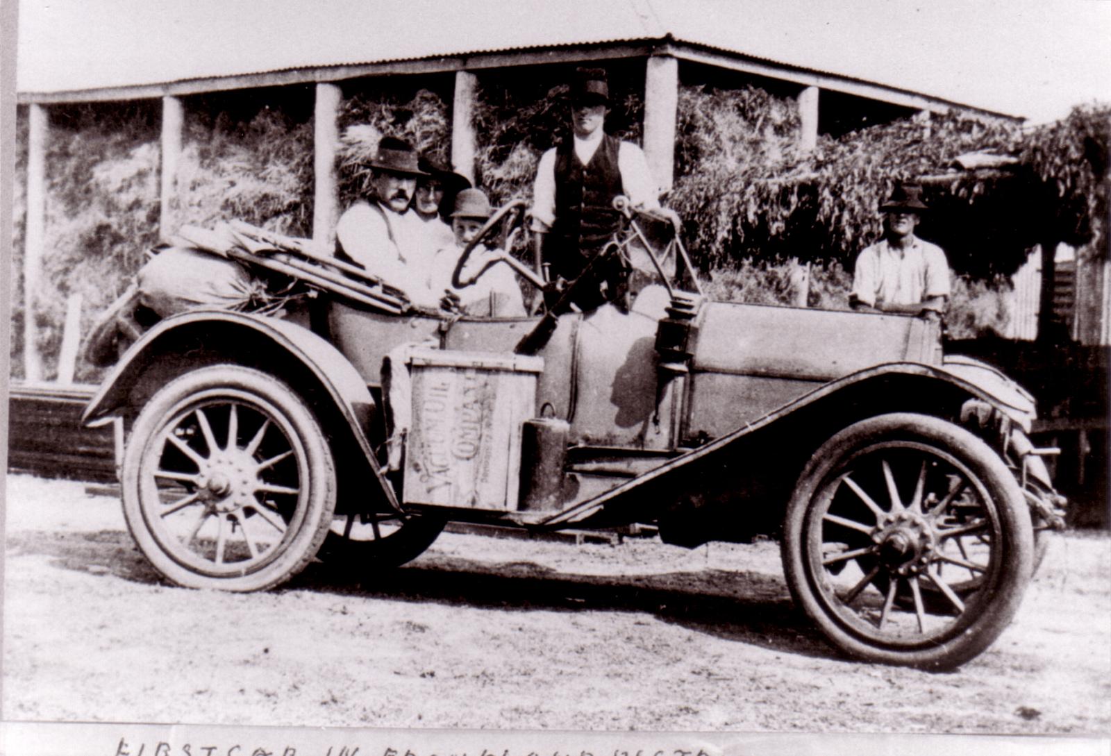 First Car In The Frankland District - 1914 Overland