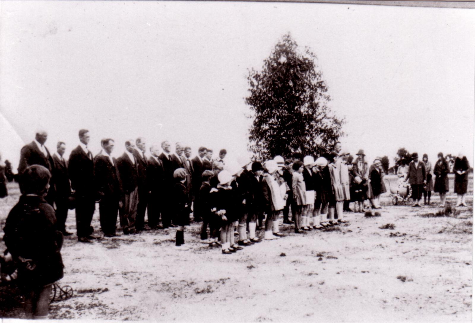 Anzac Day, circa 1930. 