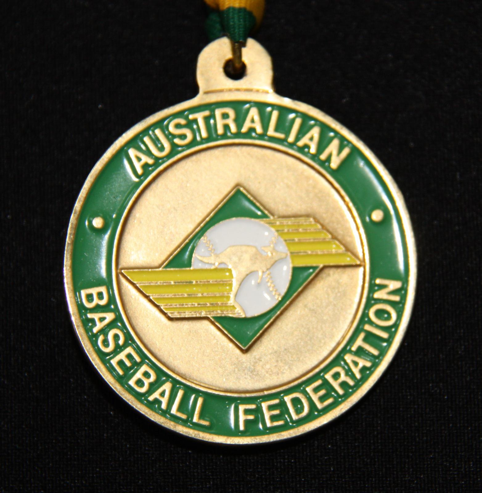 1995 Olympic qualifier winner's medal - Australia versus South Africa