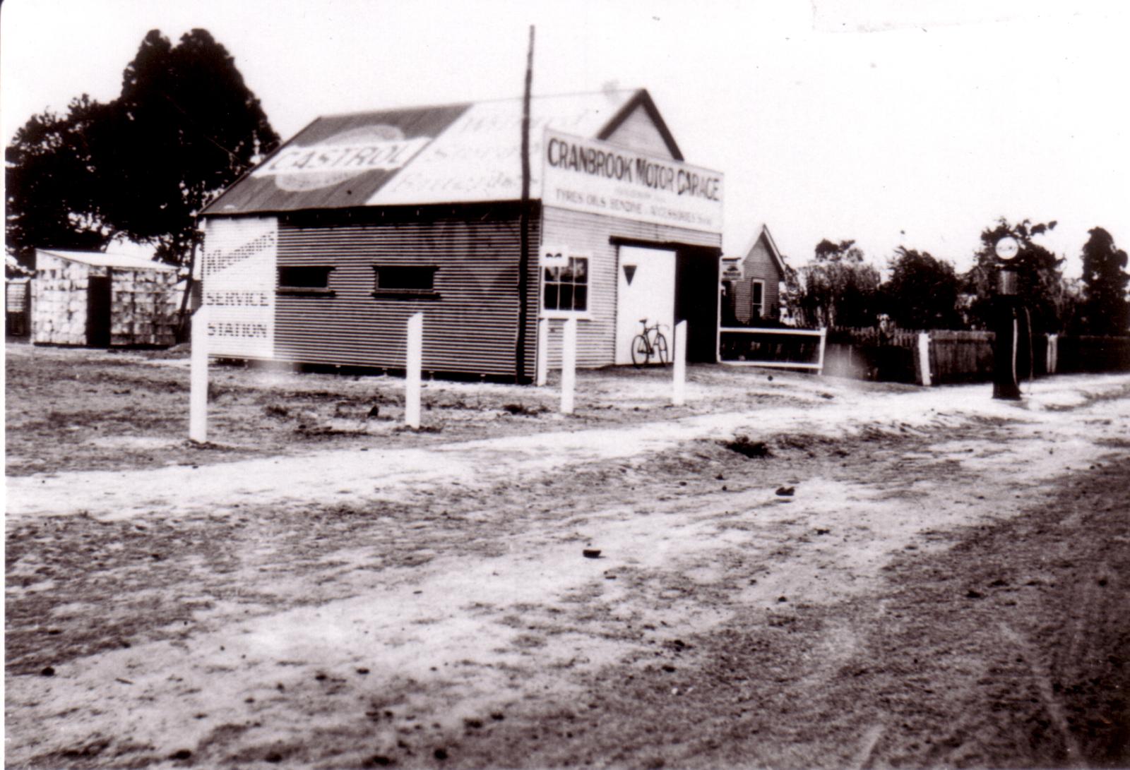 Cranbrook Motors circa 1930, Located on Corner of Gathorne & Dunn.  Owned By H.B. Kleemann 