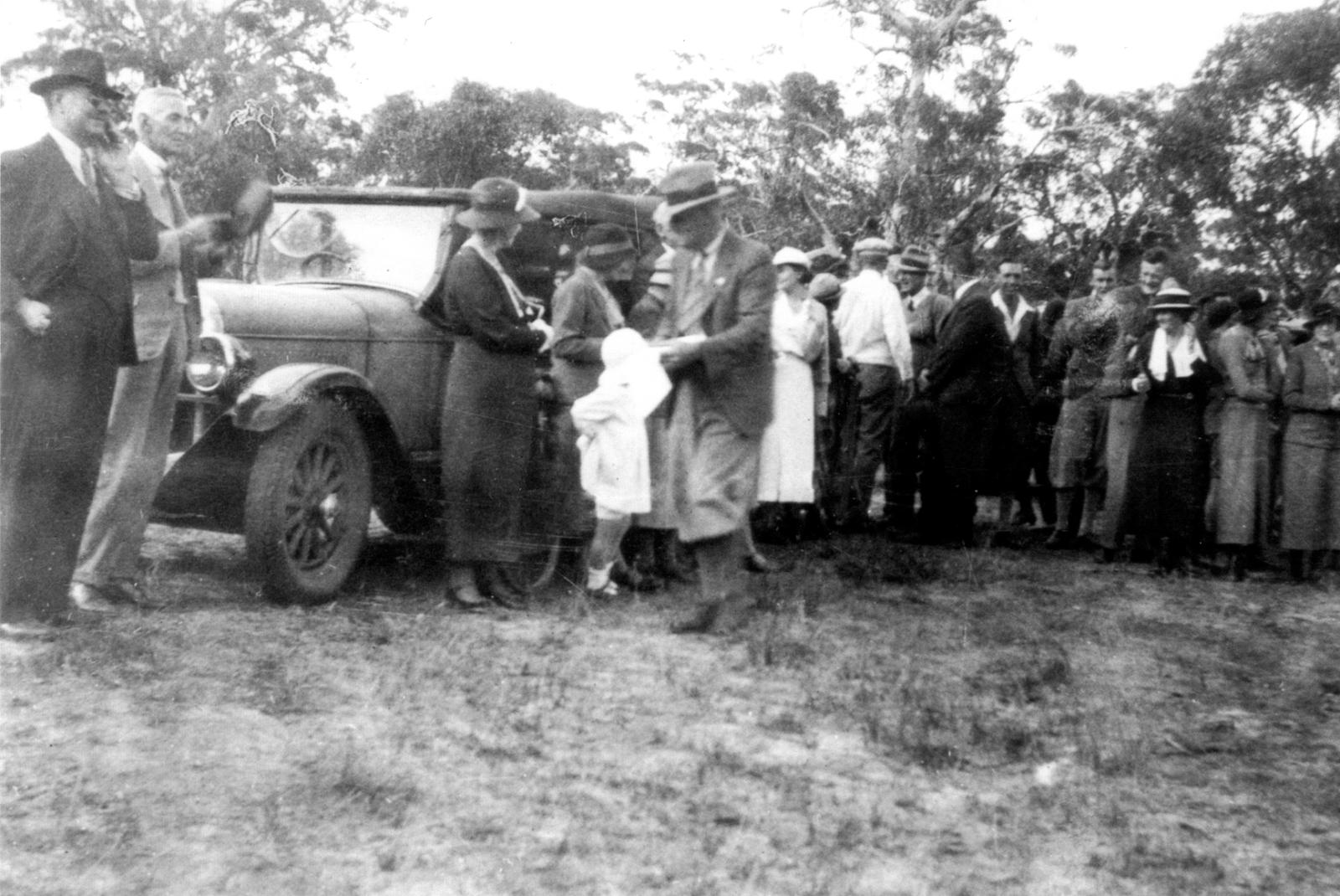 Opening Of Cranbrook Golf Club 1931  Far Left: Bill Armstrong, SG Phillips.