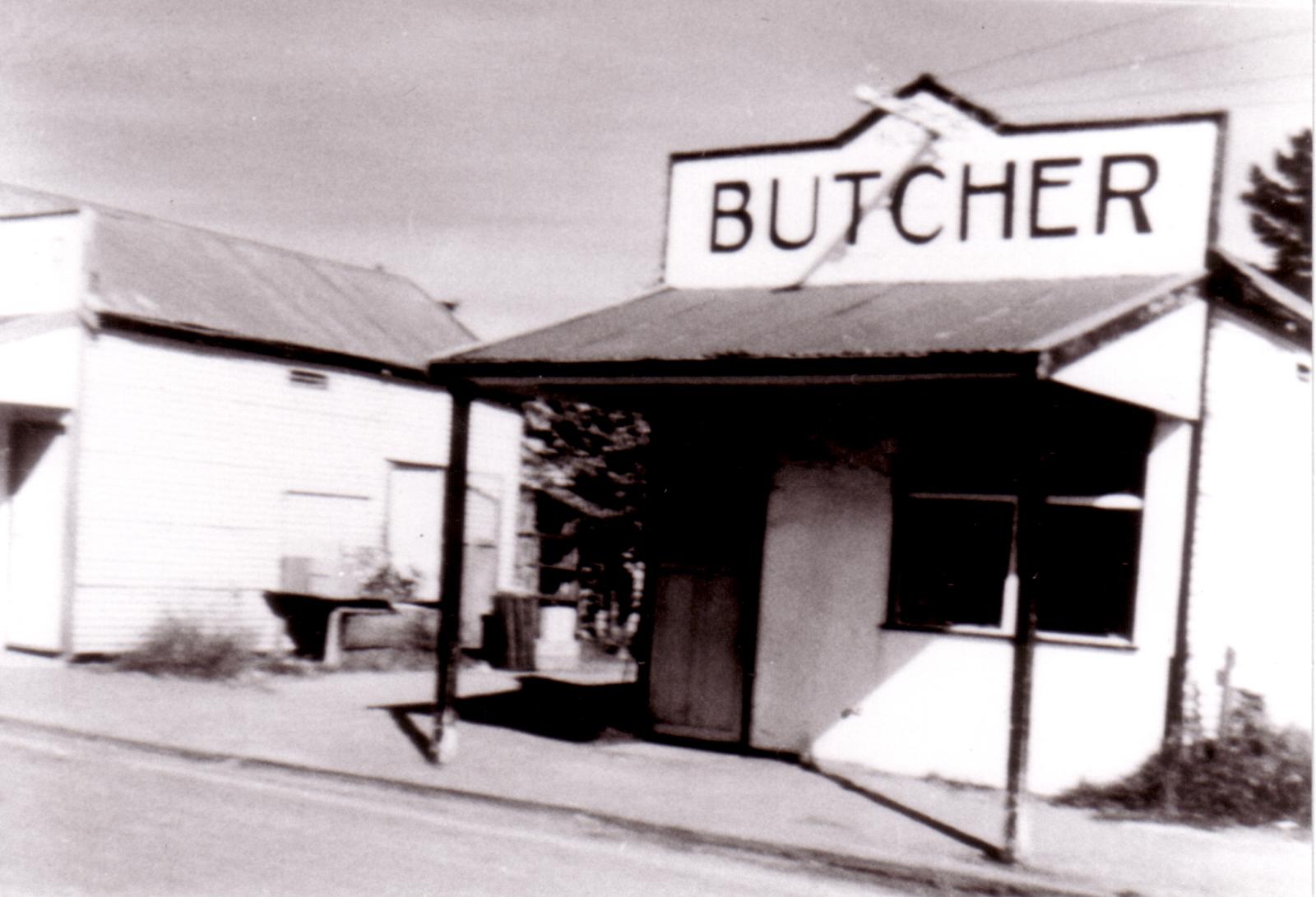 HC Childs Butcher Shop - circa 1940s, Climie Street, Cranbrook.