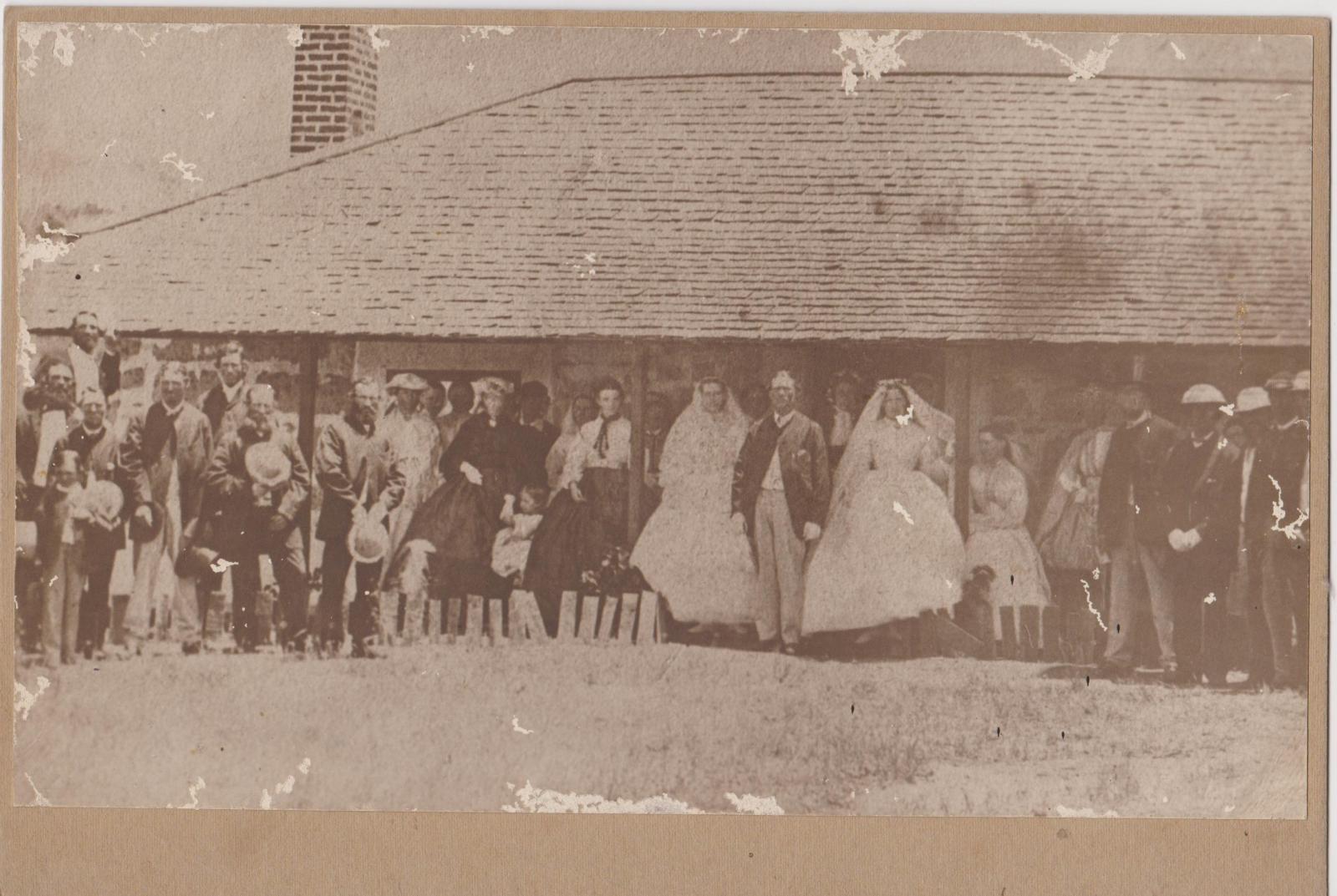 Waldeck & Brand wedding, Greenough 1867