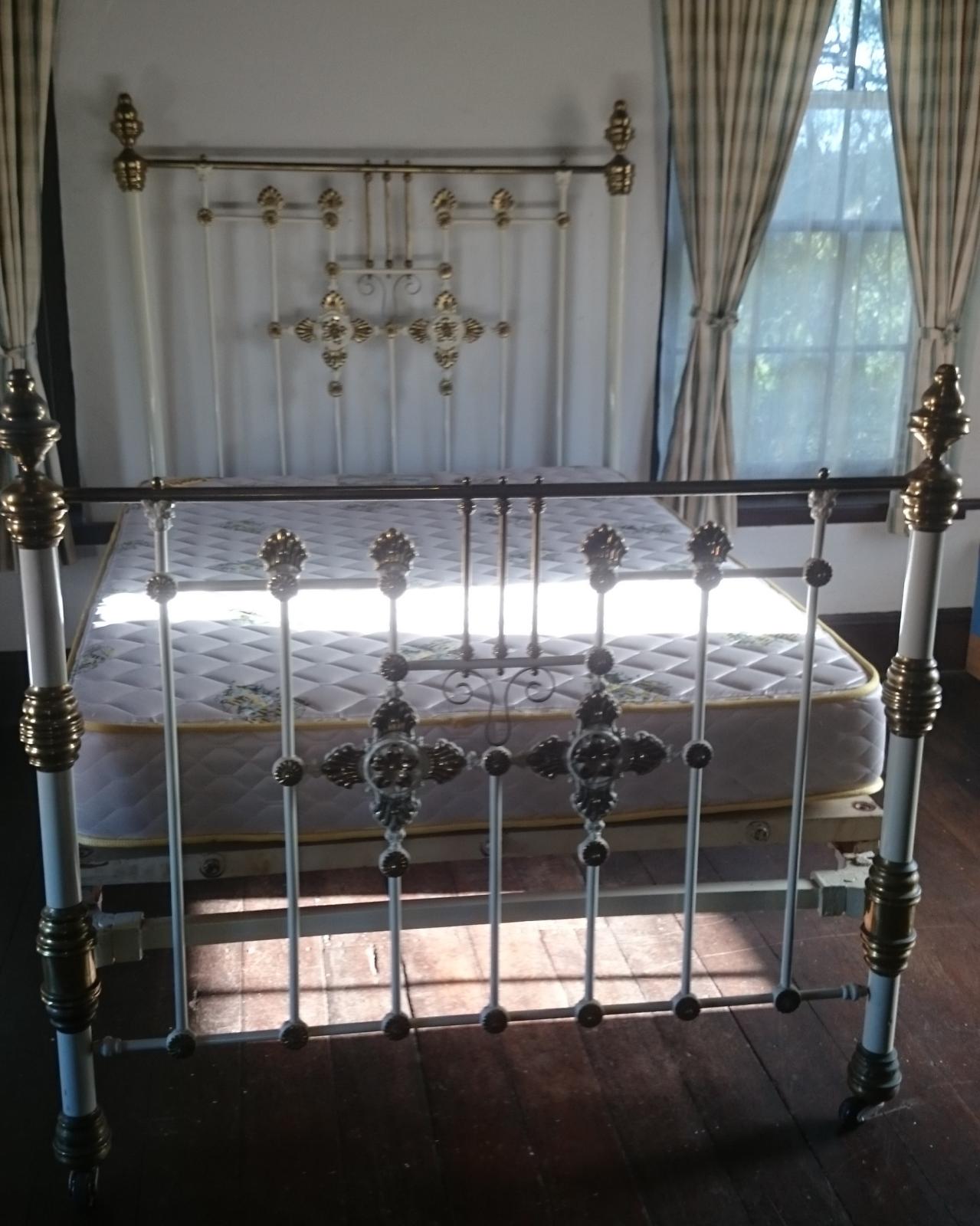 Gaston family brass bed