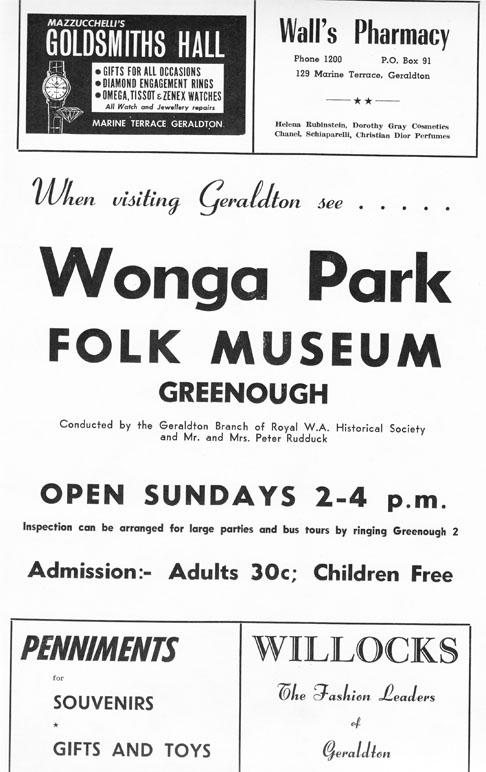 Wonga Park Folk Museum poster