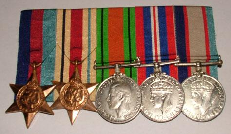 Dora Clinch's WWII medals