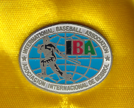 International Baseball Association badge