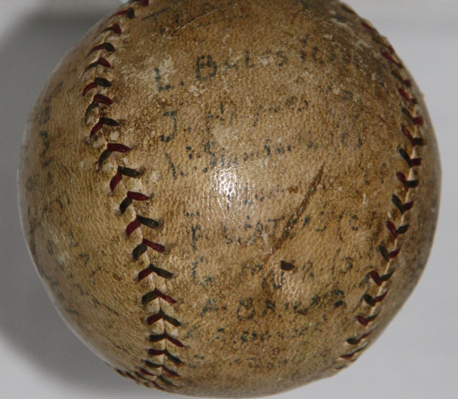 1936 State League Baseball Awarded to J. Haynes