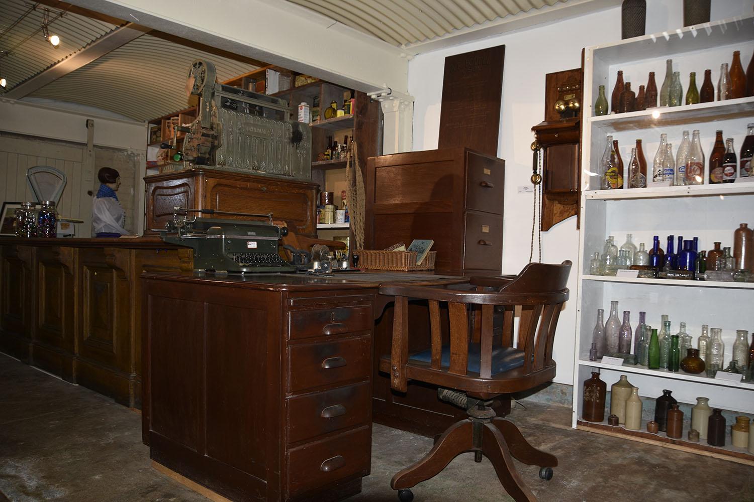 Reg Bovell's desk