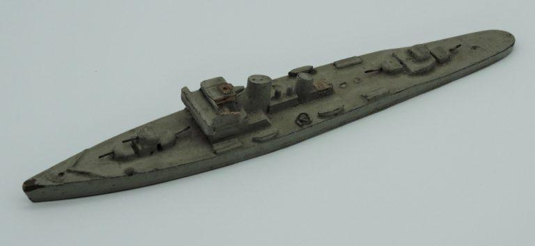 Small model of Japanese destroyer