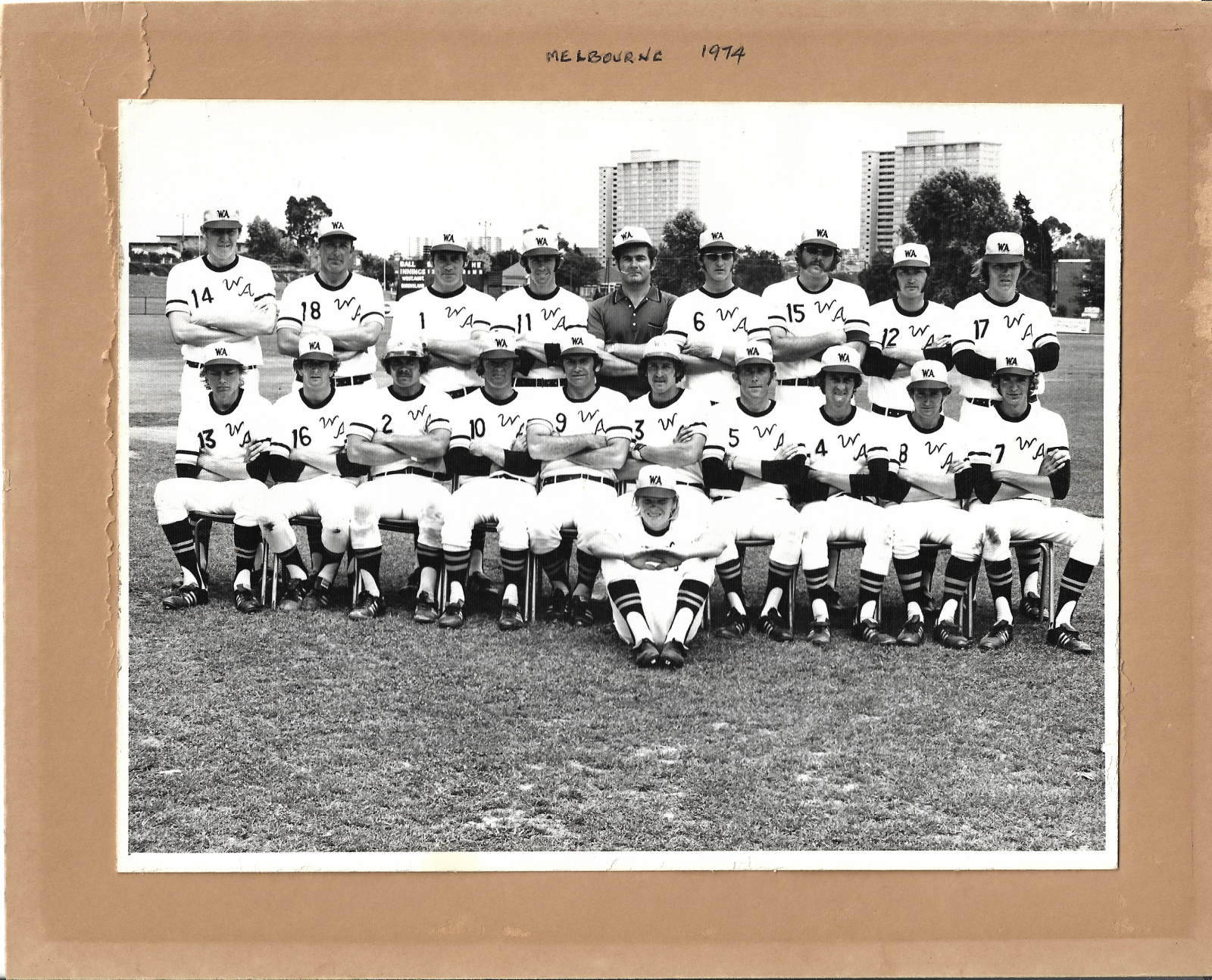 1974 Western Australian Claxton Shield Series baseball team