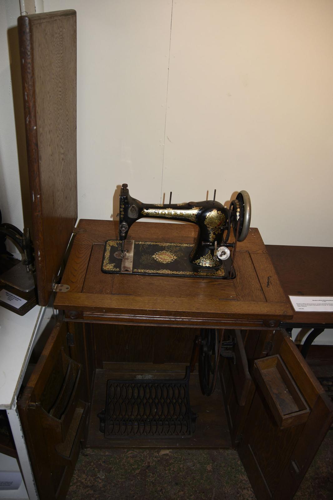 Jones Treadle Sewing Machine Collections WA