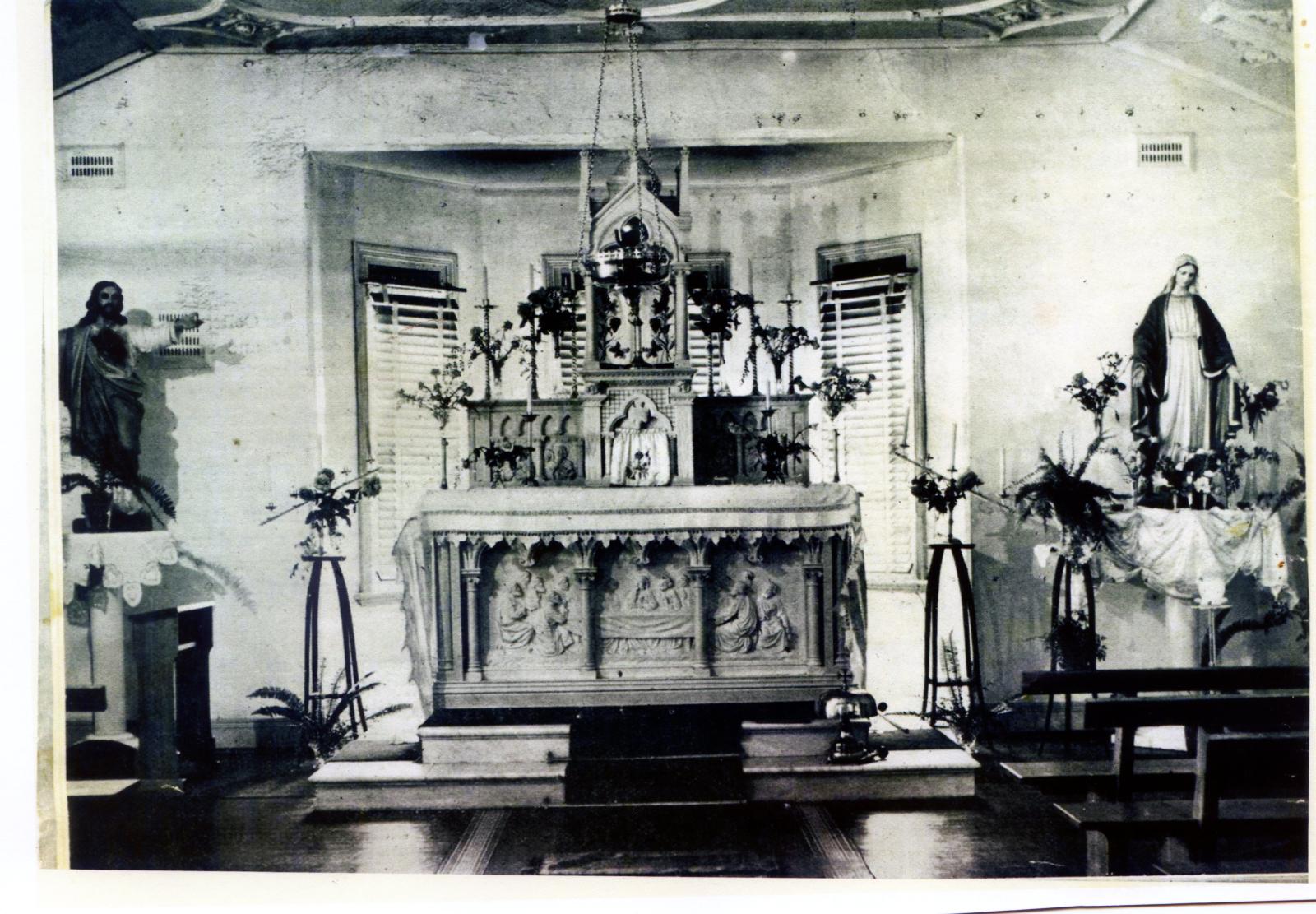 Marble altar in Dominican Convent.