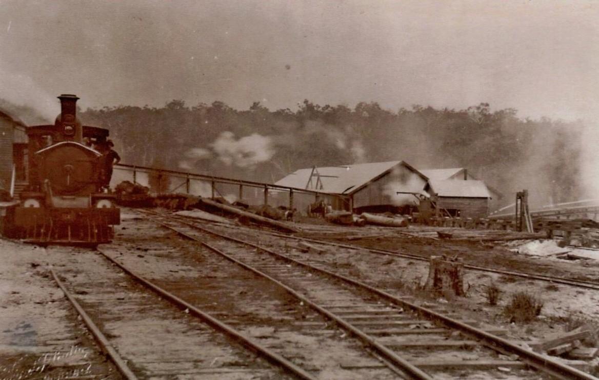 Mill with train