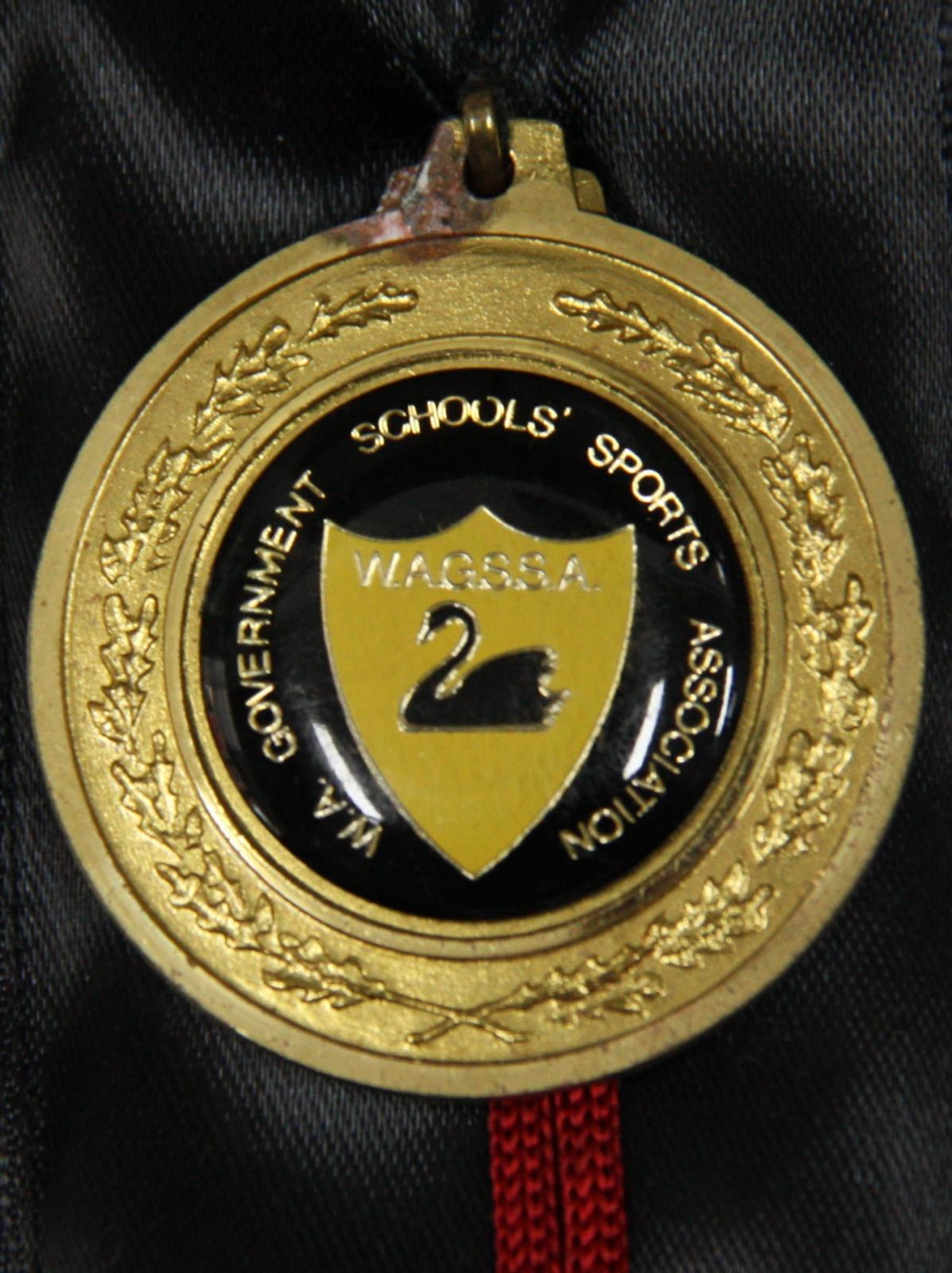 1990 W.A. Government Schools' Sports Association medallion (obverse)