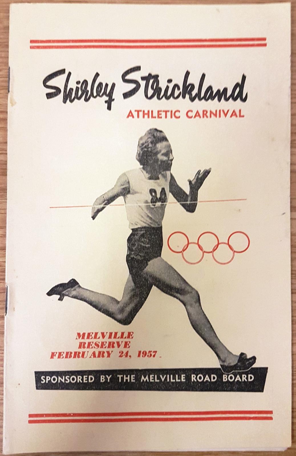 shirley strickland carnival programme