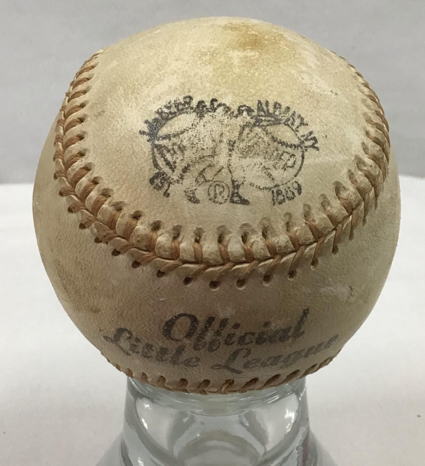 Official Little League baseball - J. deBeer & Son (maker's stamp)