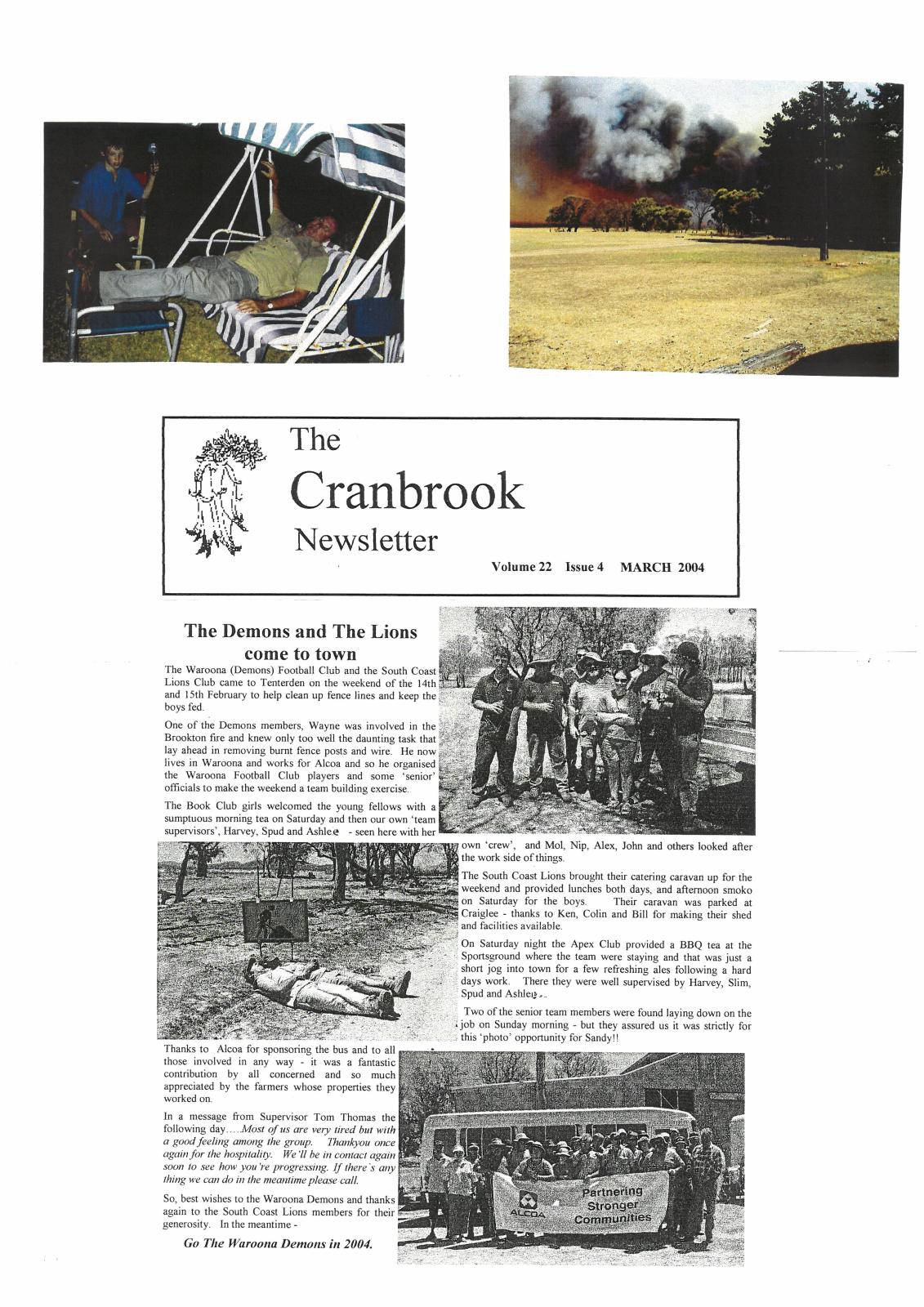 The Cranbrook Newsletter March 2004