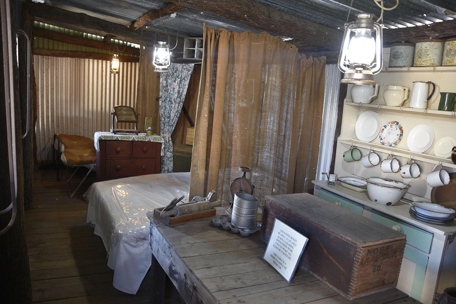 Interior of replica Group Settlement Humpy