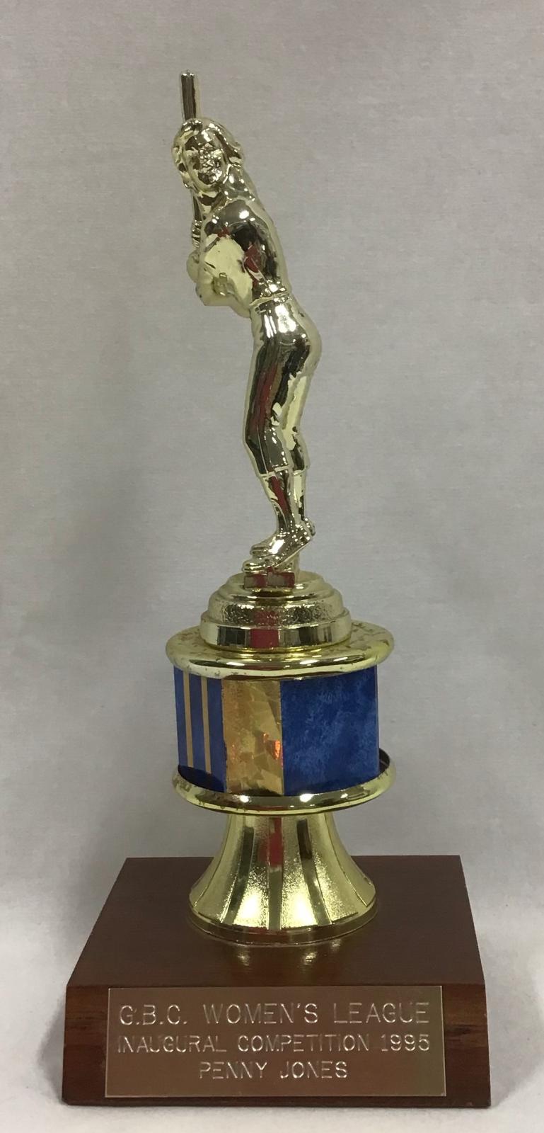 1995 Gosnells Baseball Club Women's League trophy