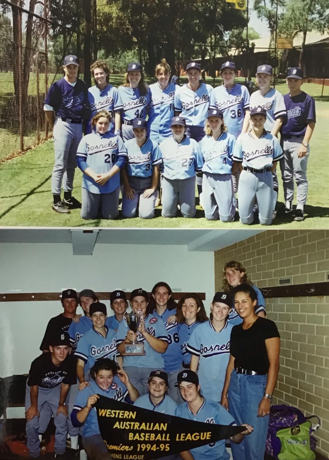 1994/95 Gosnells Baseball Club Women's League Premiers
