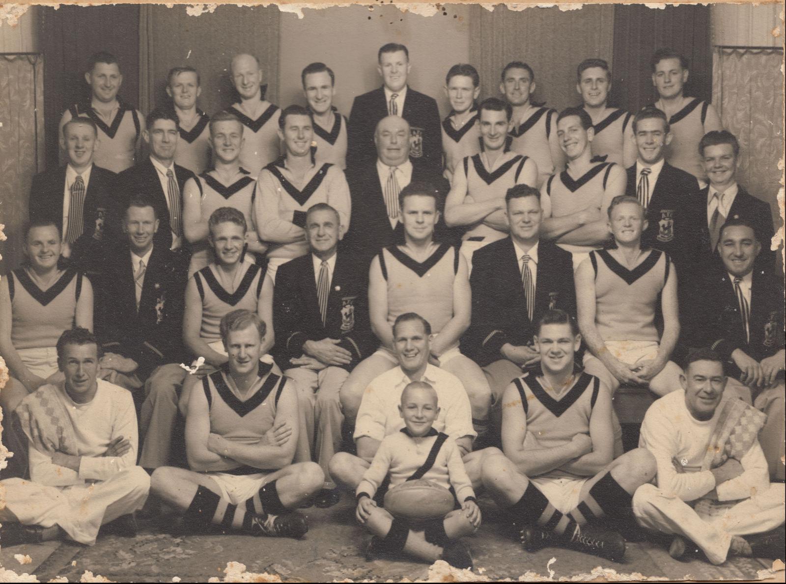 Midland Junction Amateur Football Club Premiers (B1 Division) 1956.