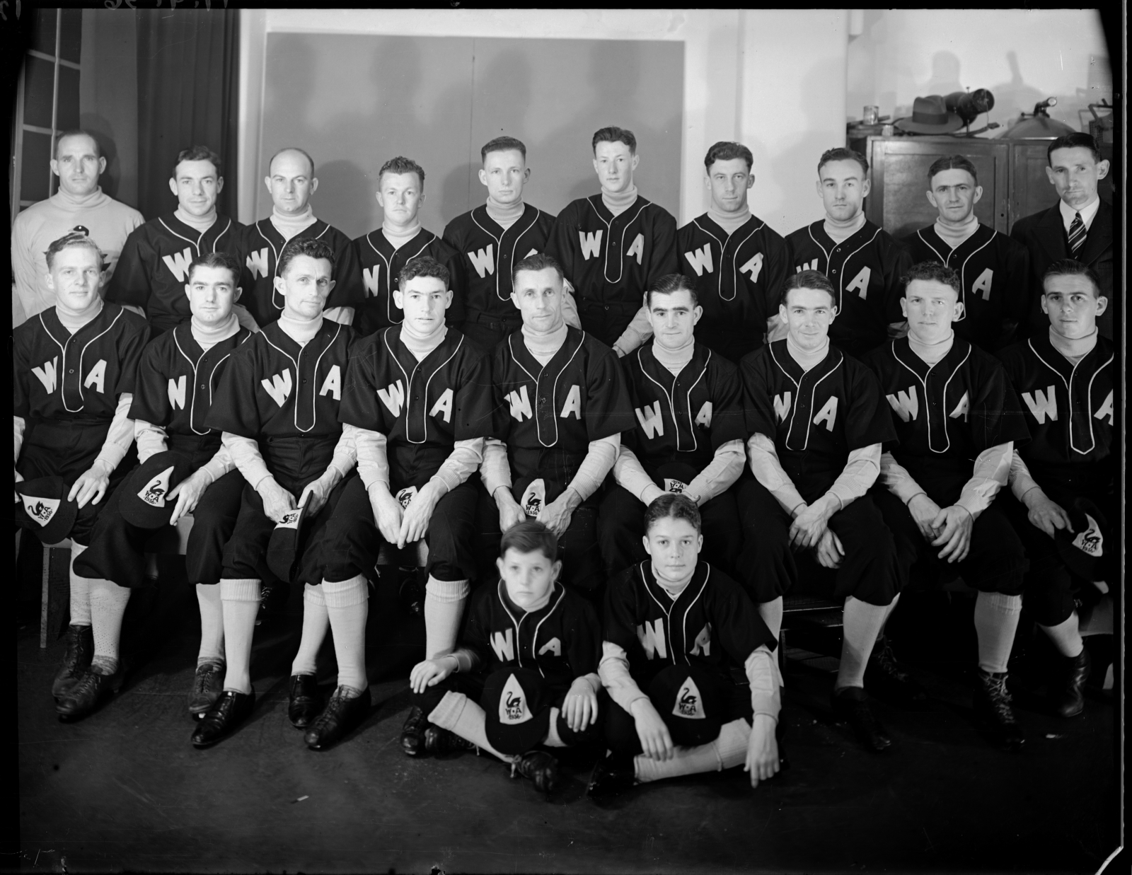 West Australian 1936 State baseball team