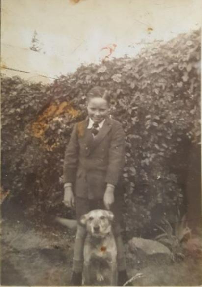 Dennis Walker, possibly dressed for school, 1940. Dennis attended Middle Swan Primary School.