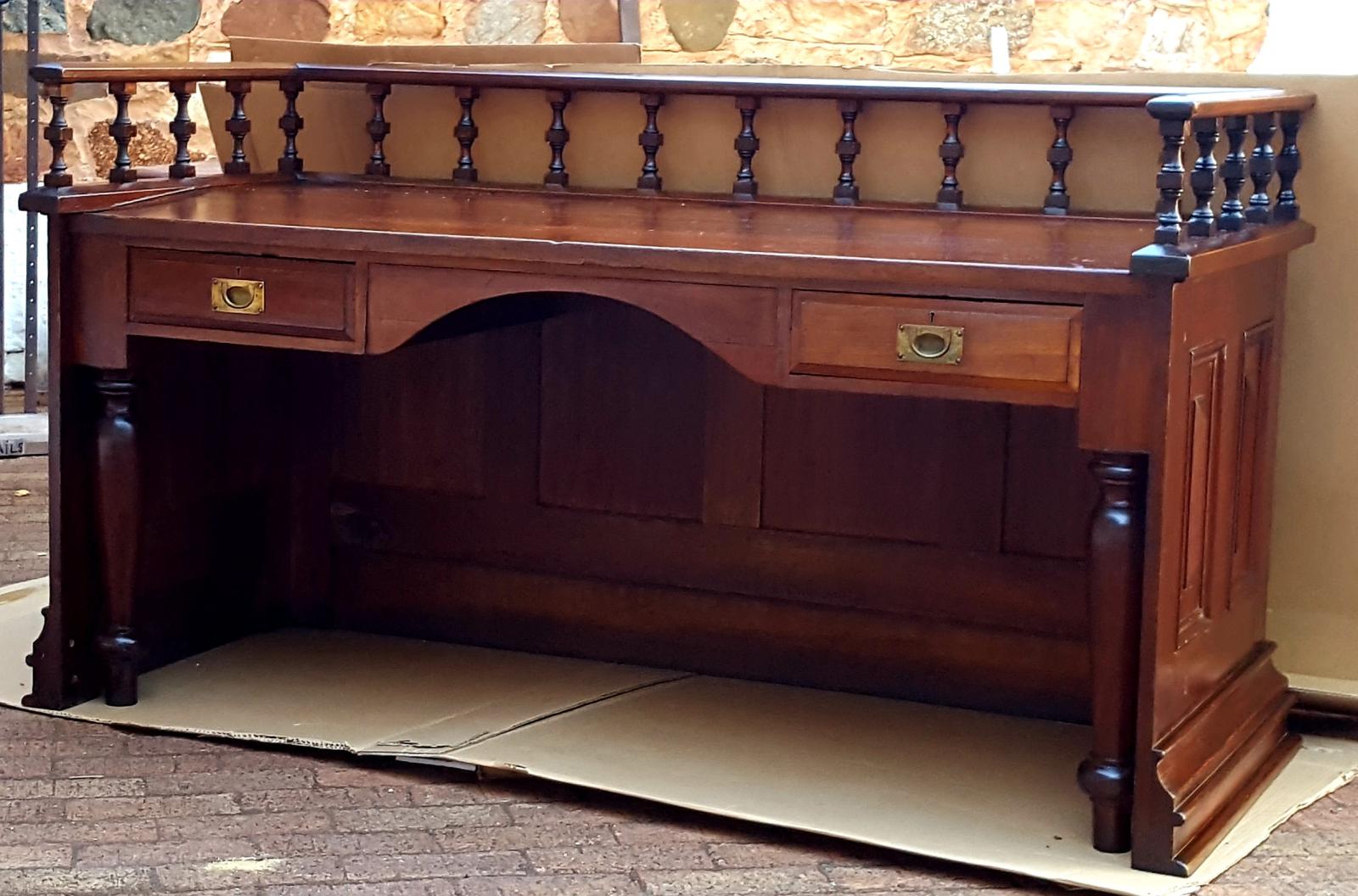 colonial wooden desk 1899