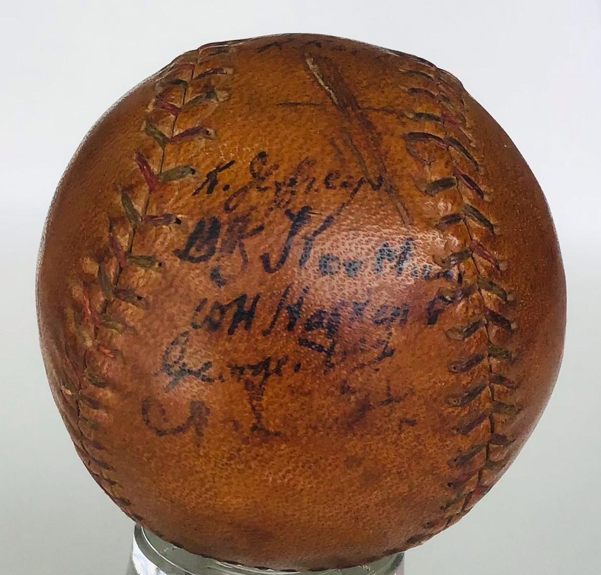 1937 Wests Premiers team commemorative baseball