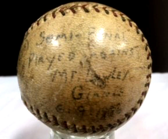 1936 State League Baseball Awarded to J. Haynes