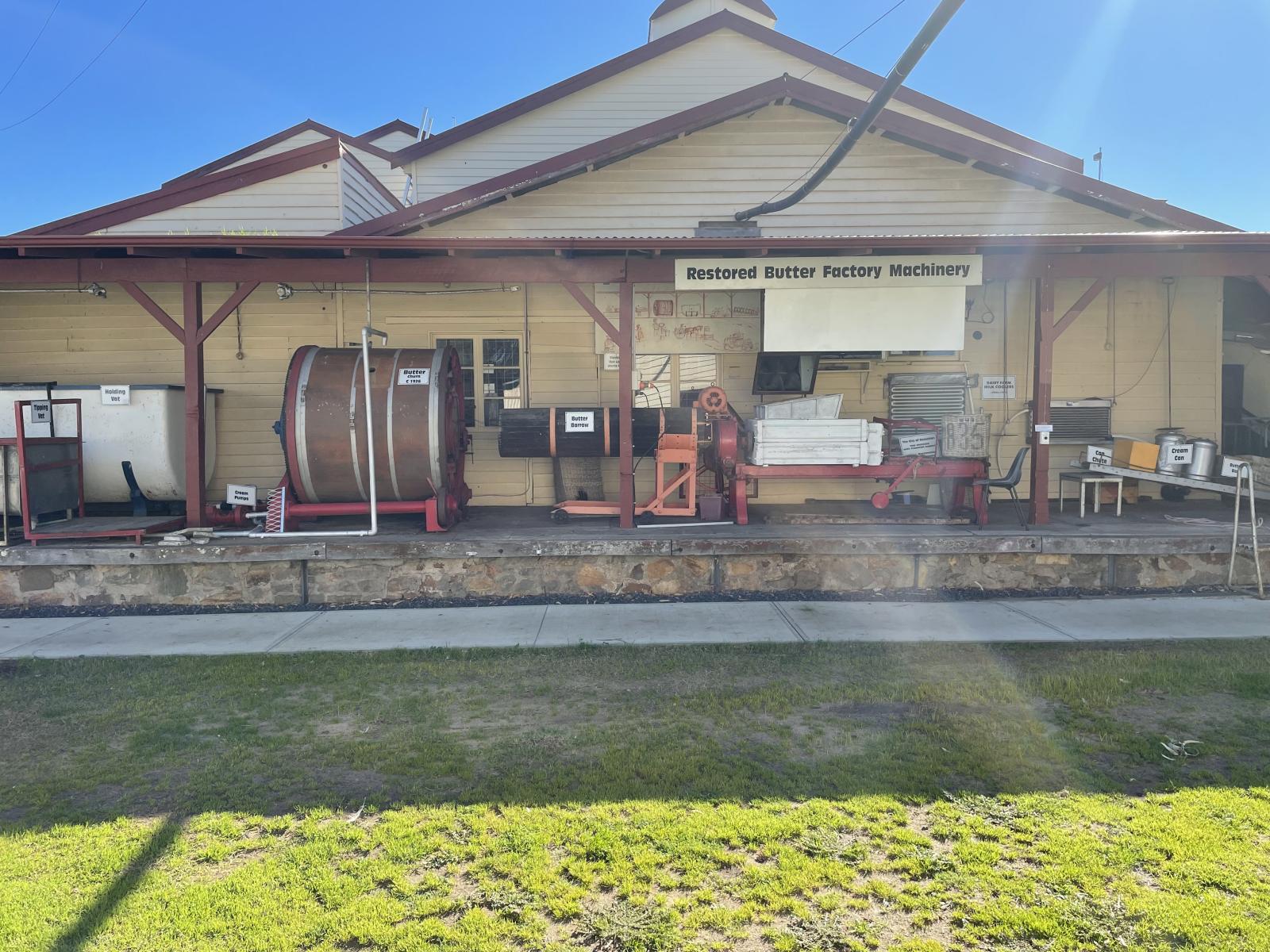 Back verandah of the Butter Factory