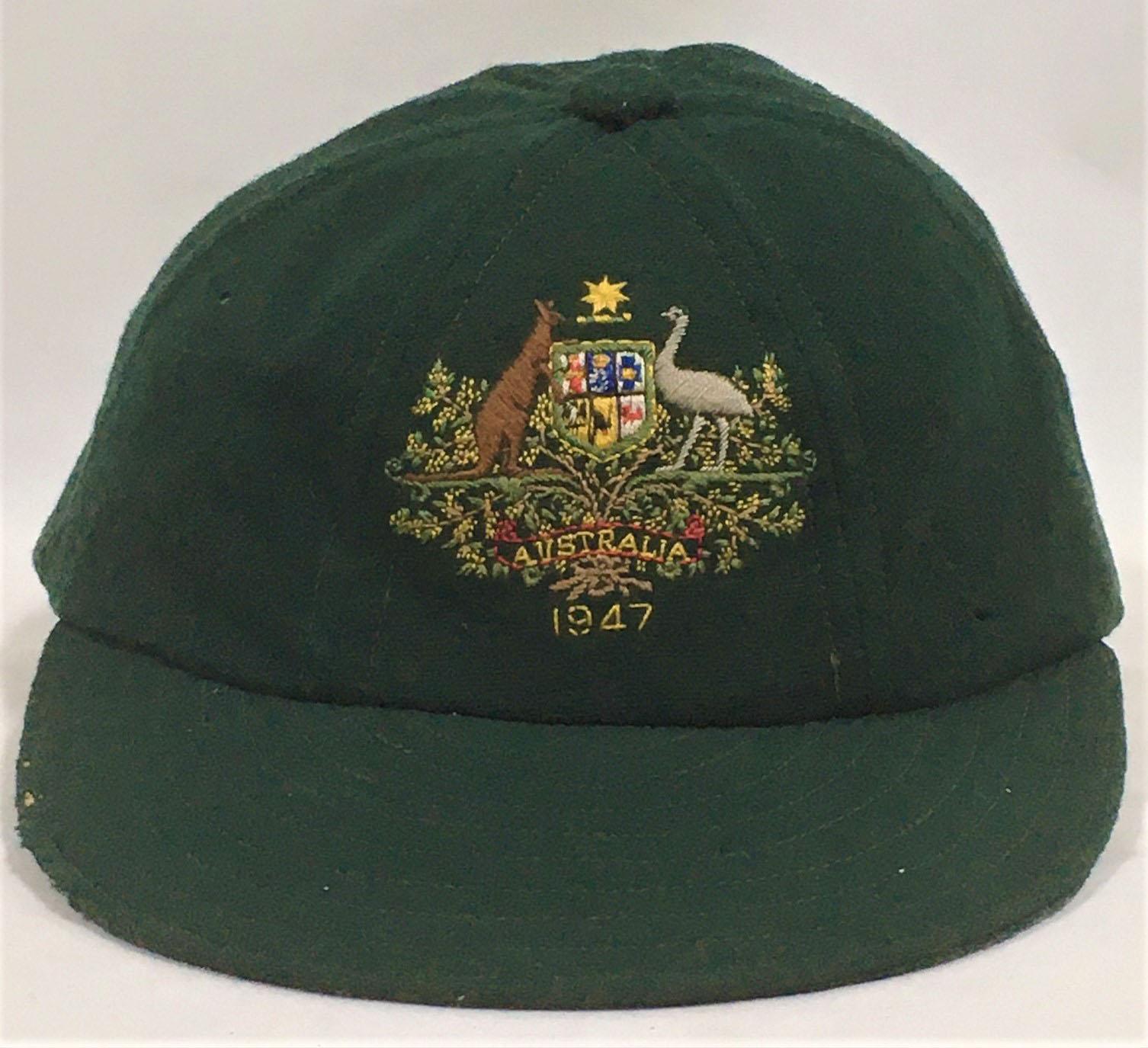 Glen Dunstan's 1947 Australian Baseball Team cap