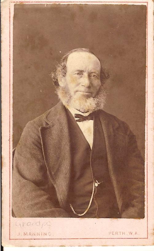 Carte-de-Visite half portrait of an older man